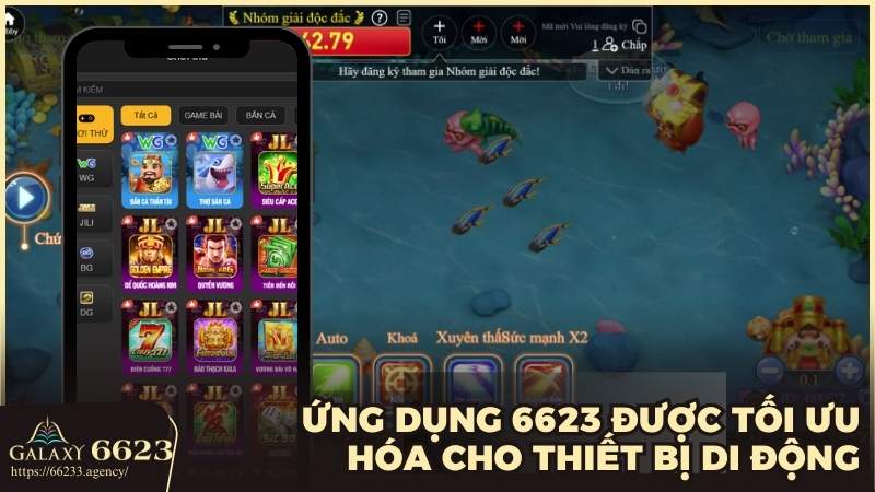 App 6623 được thiết kế với giao diện thân thiện, dễ sử dụng